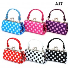 Lipstick Case - Polka Dots Prints  - 12PCS/PACK - LS-A17